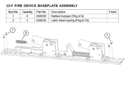 22-F FIRE DEVICE BASEPLATE ASSEMBLY